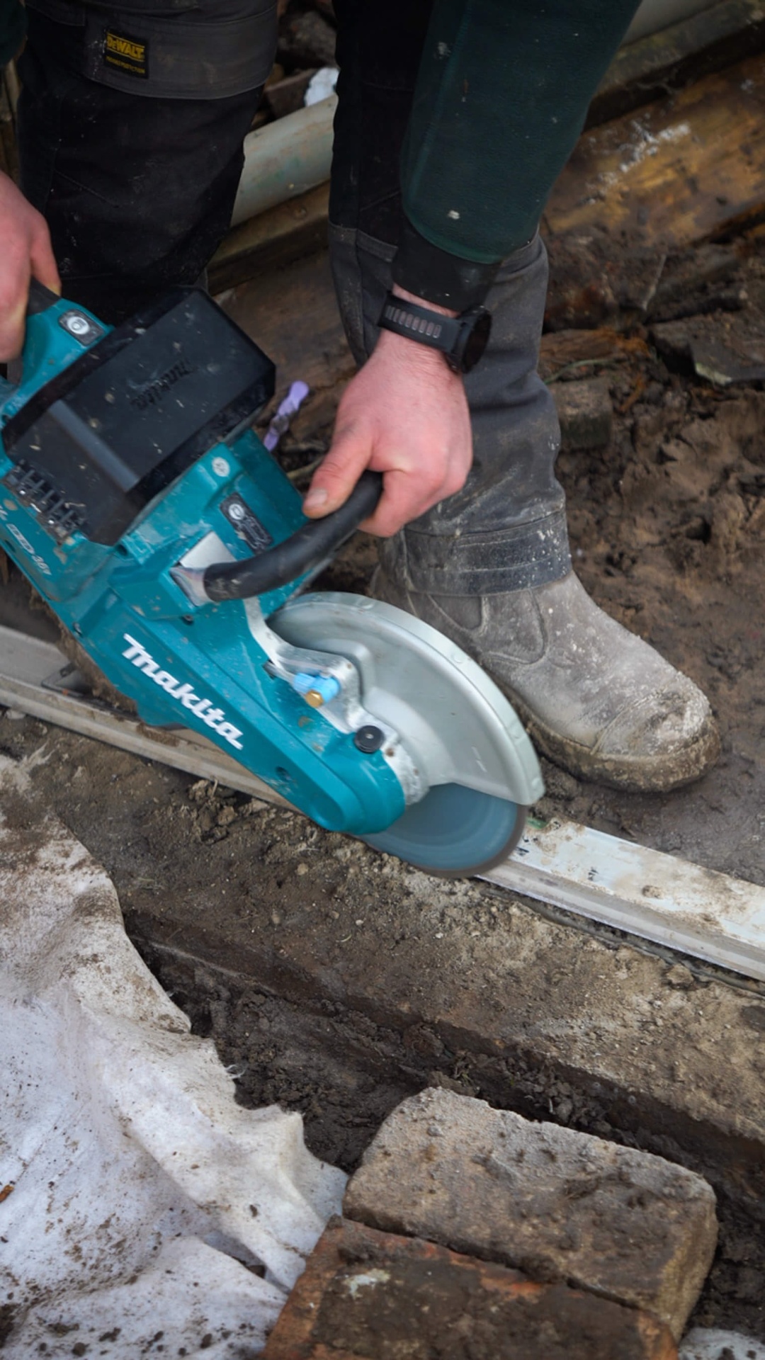 Renovature landscaper at work